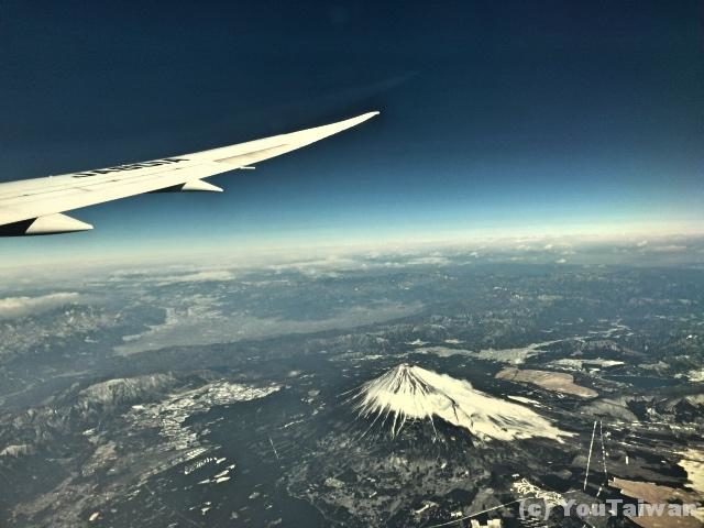 雪をかぶった富士山がバッチリ見えました